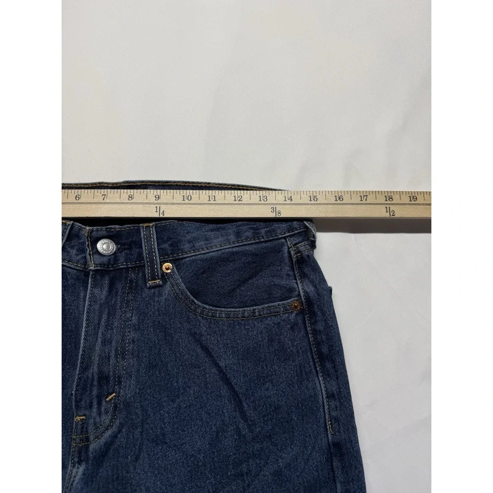 Levi's 505 Men's Jeans 29x30 Blue‎ Denim Straight Leg Zip Fly Classic USA *hole